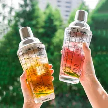 400 мл весы из нержавеющей стали шейкер для коктейлей бармен с коктейльным бокалом фруктовый сок снег грамм чашка, бутылка для воды Бар Инструмент