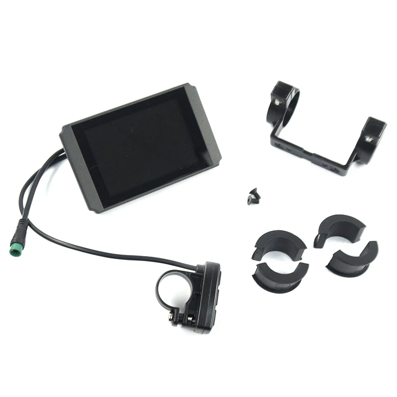 

Color Screen KT LCD8 Electric Bicycle Display Panel For 24V 36V 48V universal E Bike 20.4x67x109mm Display Panel