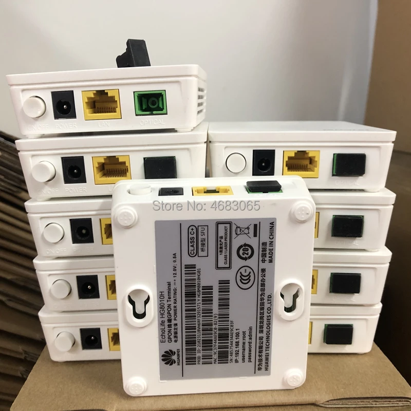 10 шт. huawei HG8010H GPON ONU SCUPC/SCAPC интерфейс 1GE один Lan порт, без одной коробки и разъем питания