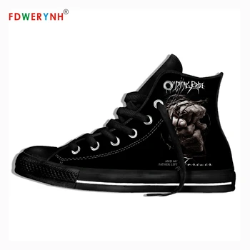 

Sodom Band My Dying Bride Music European And American Pop Bands Men's Canvas Casual Shoes Customize Pattern Lightweight Shoes