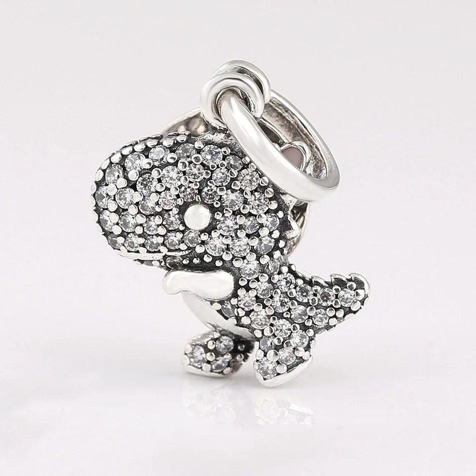 S925 серебро плавающая мышь болтается Шарм fit Pandora Браслеты попугай Дейзи платье ты и я люблю жены путешествия Шарм