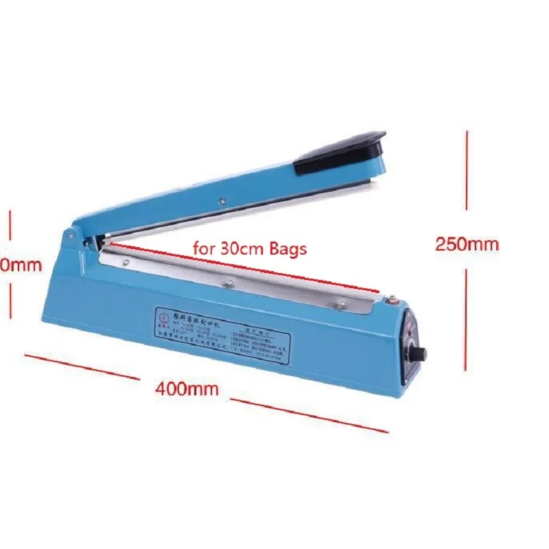 Plastic Sealing Machine Plastic Bags Sealer 20cm 30cm Width PE Bags Sealing Machine