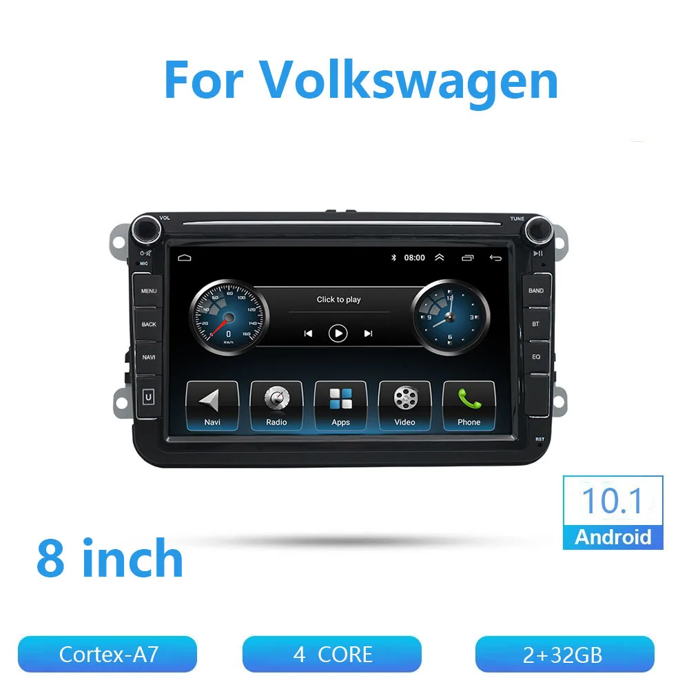 

Автомобильный DVD-проигрыватель для Volkswagen General Android 11, видео, мультимедийная магнитола, головное устройство 2 + 32 ГБ, автомобильная аудиосистема