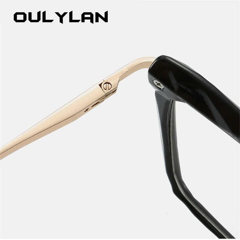 Oulylan, винтажные прозрачные очки, оправа для женщин, прозрачные линзы, квадратные оправы для очков, очки для очков, компьютерные очки для близорукости, оптические очки