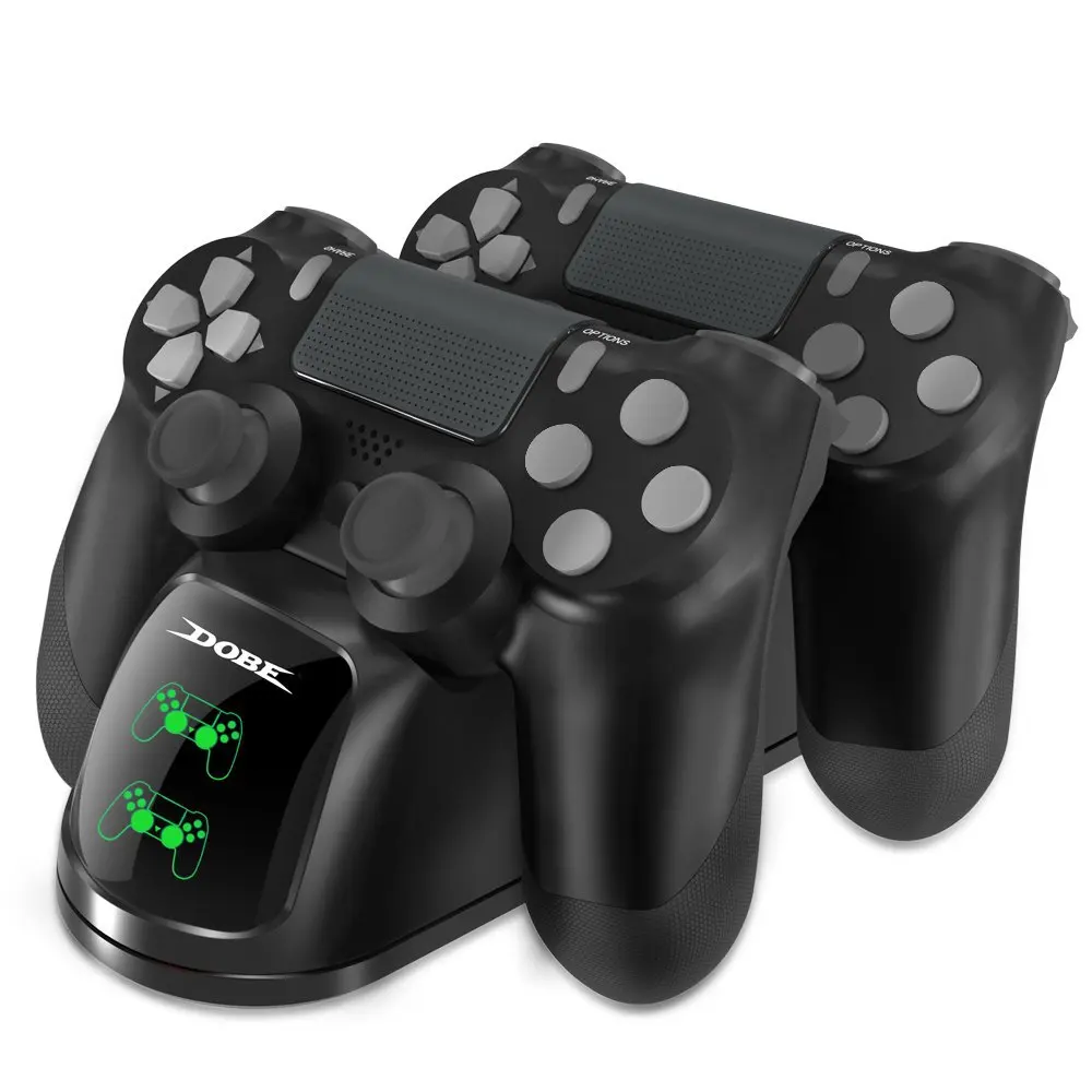 

PS4 Game Handle Fixed Charger Slim Double Charge Pro Charger with Display Charging Indicator TP4-889
