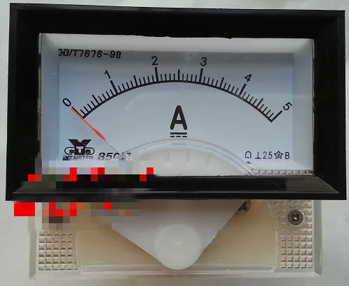 DC Амперметр 85C17-30A 0.5A 1A 2A 3A 5A 10A 15A 20A 50A 75A