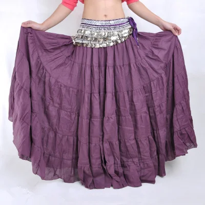 High quality Women Belly Dancing Skirts Cheap Belly Dancing Costume Gypsy Skirts 13 Colors Available Training Dress