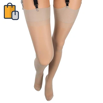 

New Sexy Sheer Tight Slim Nylon Pantyhose Transparent Multiple Pattern Stitching Garter Stockings New Arrival