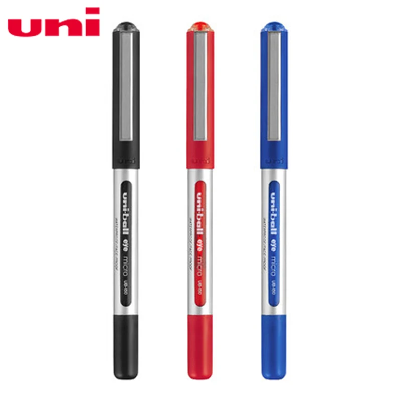 Uni UB-150 водостойкая шариковая ручка прямого типа ручка для подписи 0,38 мм 0,5 мм одношариковая гелевая ручка для глаз