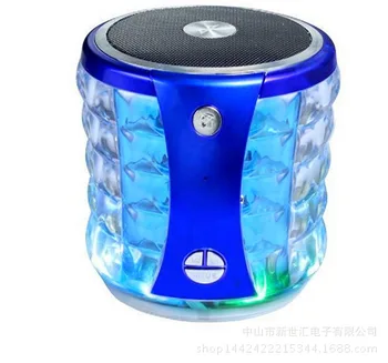 

Portable Bluetooth speaker Wireless Loudspeaker With LED Light Stereo Music Center System Support TF FM Radio Call Built-in Mic