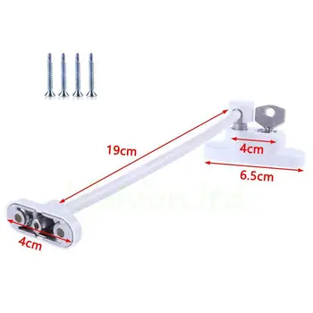 

4pack Kids Window Door Cable Restrictor Lock Child Baby Safety Security Wire Catch