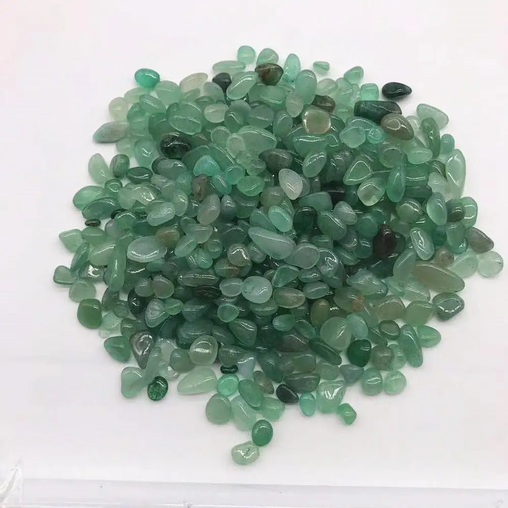 Green fluorite 100 г/пакет, смешанный кварцевый камень, камень, гравий, барабанные камни, минералы для аквариума, украшения сада - Цвет: Green fluorite