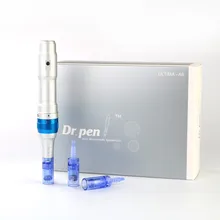 Ultima – stylo Derma A6 automatique, Micro aiguille, sans fil et filaire, Micro-roulement électrique, timbre pour la thérapie de la peau, une seule batterie