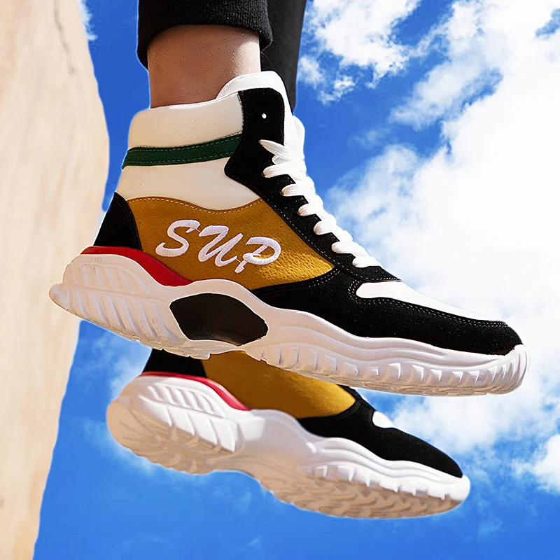 Новинка бархатные мужские кроссовки Уличная обувь зимние ботинки из