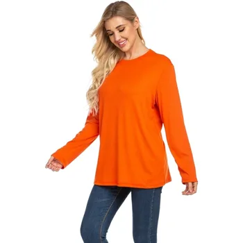 

Daily suit OWLPRINCESS 2019 autumn and winter long-sleeved T-shirt woman loose long-sleeved T-shirt