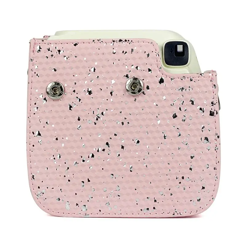 OOTDTY из искусственной кожи Кристалл Bling камера сумка чехол для Fujifilm Mini8/8+/9 камера