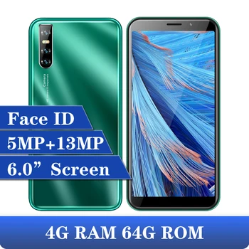 

C9 Pro 5MP+13MP smartphones 4G RAM 64G ROM 6.0'' Global version Android Mobile phones Face ID Unlocked cheap Celulares Quad Core