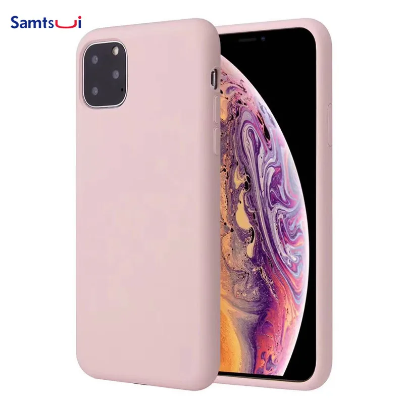 

Samtsui Liquid Silicone Case For Iphone11 Iphone11Pro Iphone11ProMax 2019 New Mobile Phone Back Full Cover Capa Coque Fundas