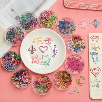 

20PC/Box NEW Colorful Cute Animal Shape Metal Marker Planner Metal Clip Memo Clips Book Stationery School Office Supplies