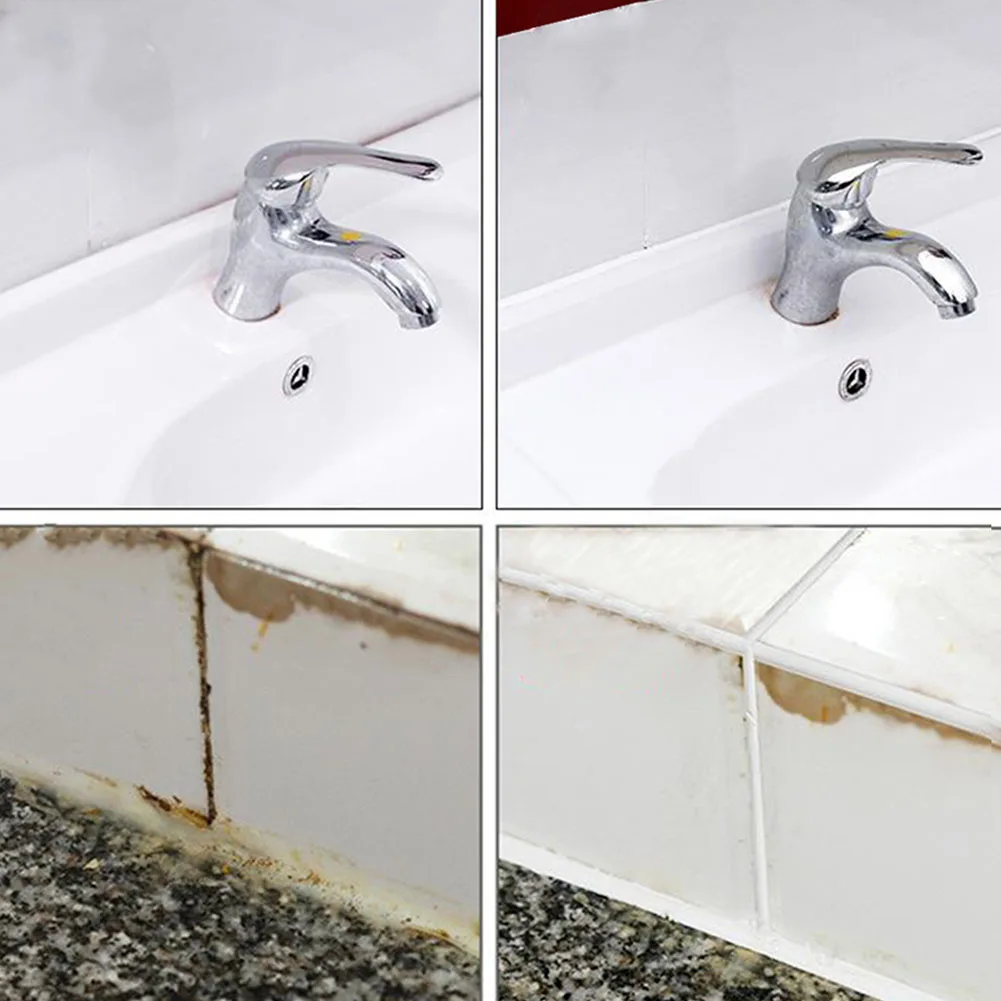 90 мл ванная комната дома стены водонепроницаемый зазоры ремонтный агент фарфоровая паста клей выжать Mildewproof кухня герметик очиститель плитки