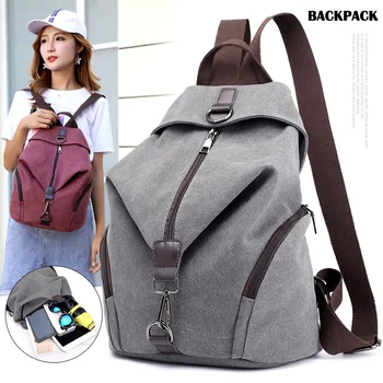 

Women's Backpack 2020 New Ladies Rucksack Large Capacity Casual Backpack For Teenager Laptop Travel Backpacks Mochila Feminina