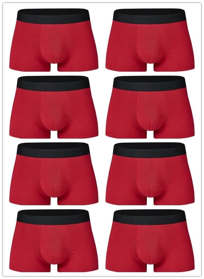 11-8PCS 8 шт./лот, большие свободные мужские хлопковые трусы, мужские трусы-боксеры, мужские короткие трусы большого размера плюс 4XL 5XL 6XL - Цвет: 11-8PCS