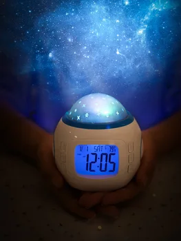 

Intelligent Multifunctional Digital Alarm Clock Led Time Projection Alarm Clock Digital Living Room Modern Table Clocks II50NZ