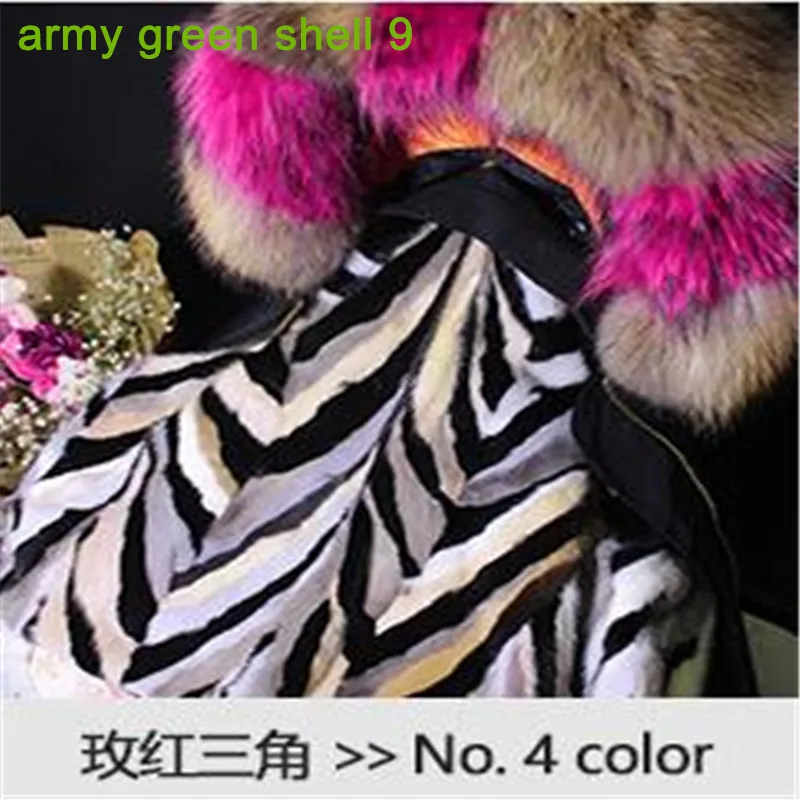 army green shell 9 Короткая куртка-бомбер с подкладкой из натурального меха норки, зима, большая парка с воротником из меха енота, водонепроницаемая зимняя куртка - Цвет: army green shell 9