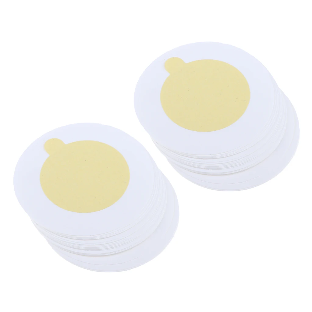 40pcs Glue Plate Film Sticker False Eyelash Extension Tools Jade Crystal Stone Protective Covers