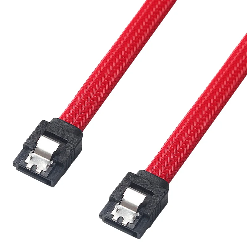 2 шт. 50 см SATA 3,0 III SATA3 7Pin кабель для передачи данных 6 ГБ/сек. SSD Кабели HDD жесткий диск шнур для передачи данных с нейлоновыми рукавами премиум версия, 1 шт