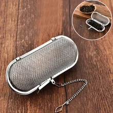 Фильтр для чая для повторного использования из нержавеющей стали безопасный подвесной кухонный инструмент Диффузор фильтр сетка