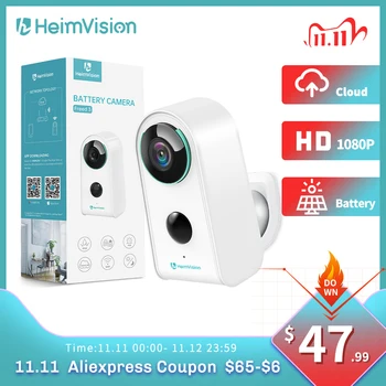 

HeimVision HMD3 IP Camera 1080P Wireless Security Outdoor Indoor Battery Camera Rechargeable Battery Powered Camera WiFi Home