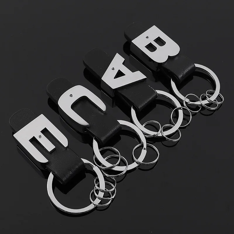 3D металлический брелок для W211 W124 W210 W212 W176 W168 W169 W245 W246 W242 AMG E C A B Класс Автомобильный брелок кожаный брелок для ключей