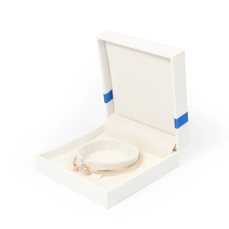 

Elegant Bow-Knot Decorated High-quality Paper Made Bracelet Jewelry Boxes Ring Pendant Long Chain Gift Packing Box For Female