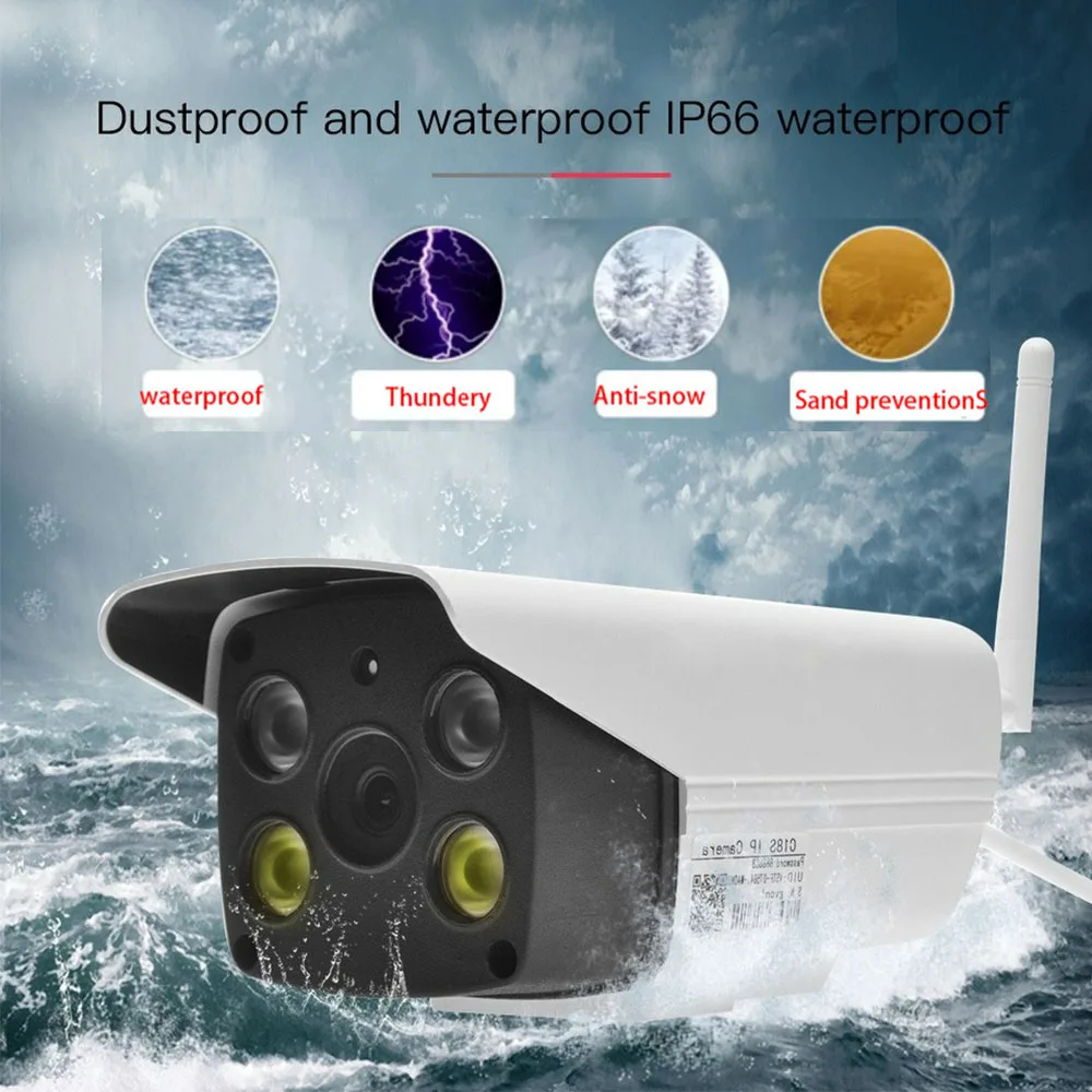 C18S Wifi 1080P IP Camera 2 MP Outdoor Weatherproof IR Full Color Night Vision Security Video Surveillance Cloud Storage | Безопасность