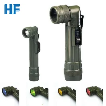 Linterna táctica militar, foco, portátil, Led, Flash, lámpara de autodefensa, policía, reflector para Camping