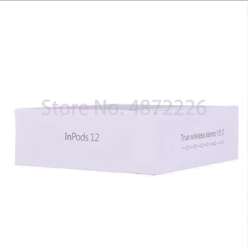 10 шт./лот Bluetooth 5,0 наушники inpods 12 HIFI беспроводная гарнитура для iPhone 11 Pro для samsung huawei дропшиппинг