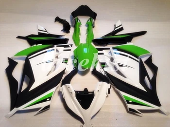 

New ABS Motorcycle Fairings Fit for Kawasaki 300R kit Ninja ZX 300 13 14 15 16 EX300 2013 2014 2015 fairing kits Green white