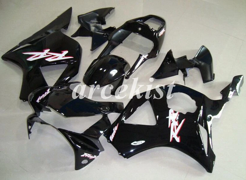 4 подарки ABS мотоцикл Полный обтекатели комплект Подходит для HONDA CBR954RR CBR954 954 2002 2003 тела набор черный - Цвет: black