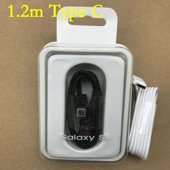 

100% Genuine Original S9 USB Type-C 1.2M fast Charing Data Sync Cable For Samsung S8 S9 S10 with retail packaging