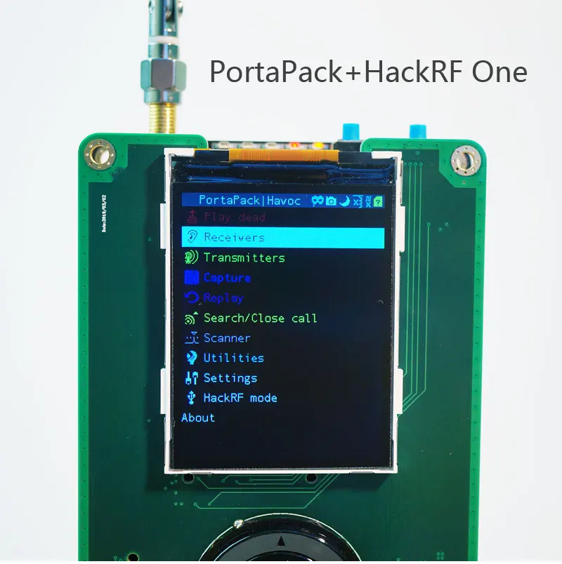 Полнофункциональный радиоприемопередатчик PortaPack H1 HackRF One control SDR