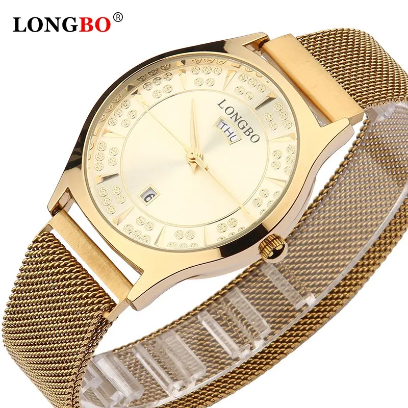 

LONGBO Quartz Clock Mens Watches 2020 Top Brand Luxury Watch For Men Simple All Steel Waterproof Male Wrist Watch Reloj Hombre