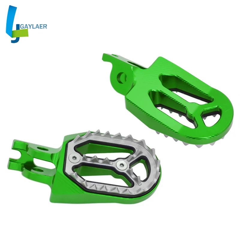 CNC Dirt bike Rearset Peg педали для ног Подножка для Kawasaki KX450F 2007- KLX450 KX250 HONDA CFR250X/R CRF150R