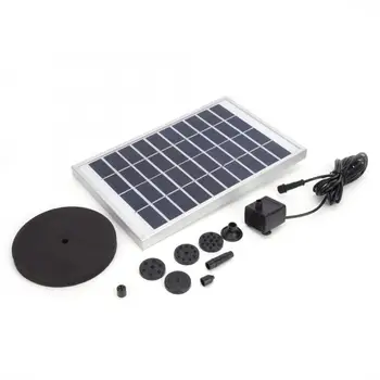 

Solar Panel Mini Pump with Floating Disk High-Efficiency for Pool Fountains 10V 5W Solar Submersible Water Pump