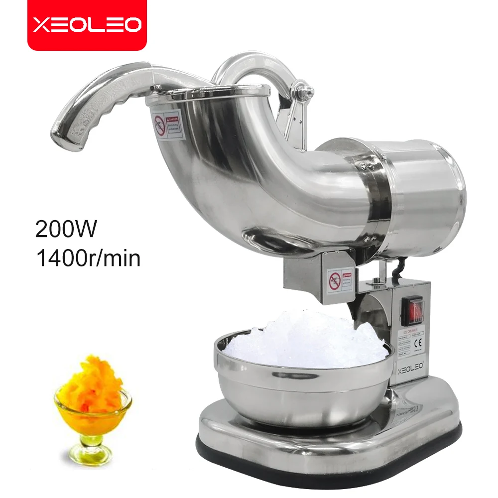 XEOLEO Bubble Tea Shop stainless steel ice crusher Commercial High