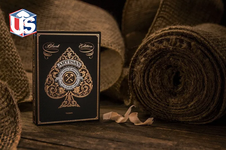 Америка импорт ремесленников игральные карты белый artisansdeck T11 белый черный и белый с рисунком