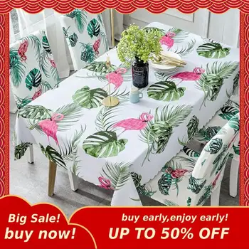 

Waterproof Tablecloth Seat Covers Rectangle Home Kitchen Table Cloths Party Banquet Dining Decorative Table Cover