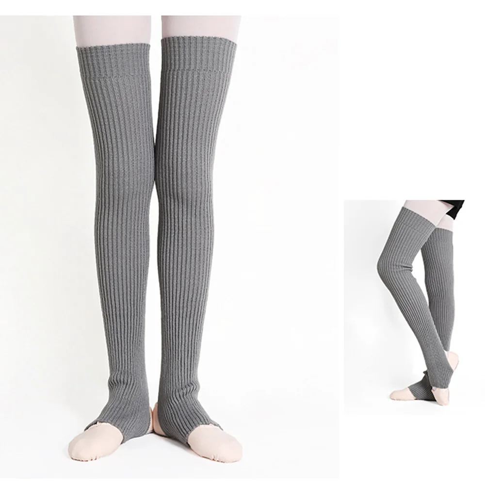 

Long Adult Ballet Socks Yoga Warm Latin Leggings Lengthen Feet Over Knees Women Pile Socks 75CM Dance Stocking