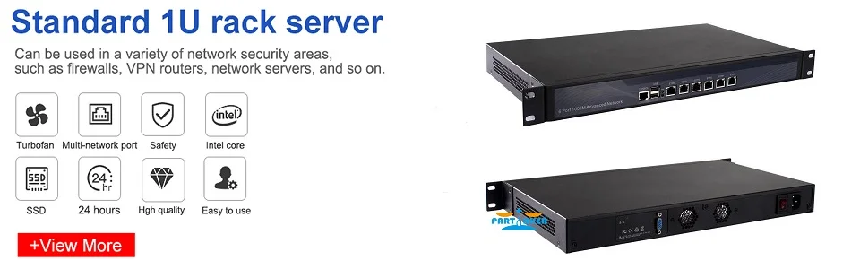 Stand 1U Rack Server