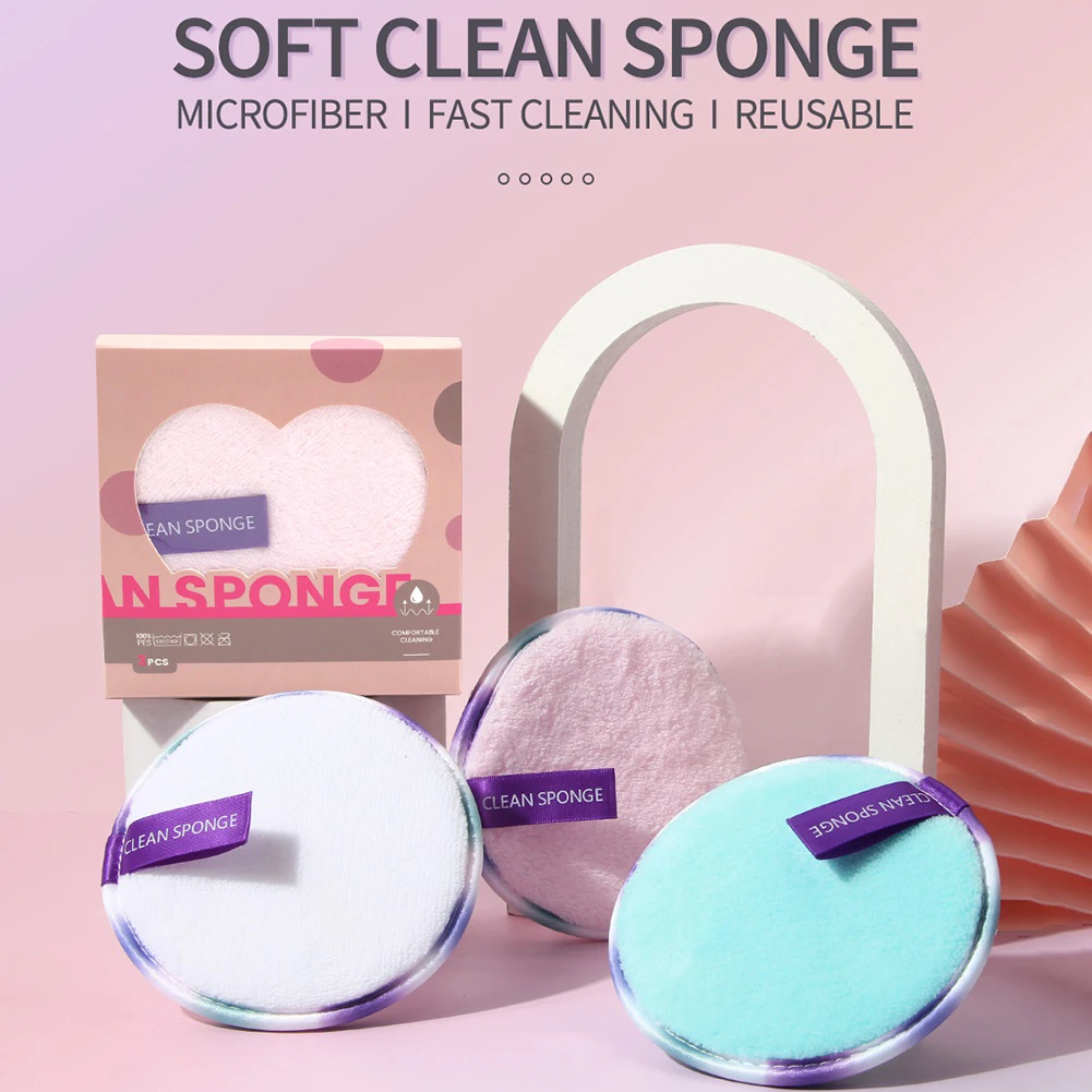 Maange Makeup Remover Sponge 3 Pcs Bundle